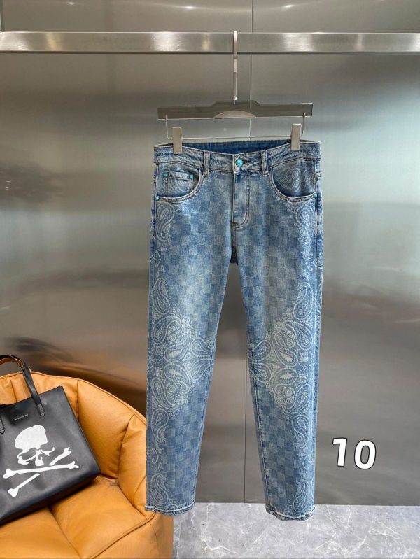 Men’s jeans, sizes 29-42, suitable for 50-100kg, durable denim, multiple trendy styles, best-selling