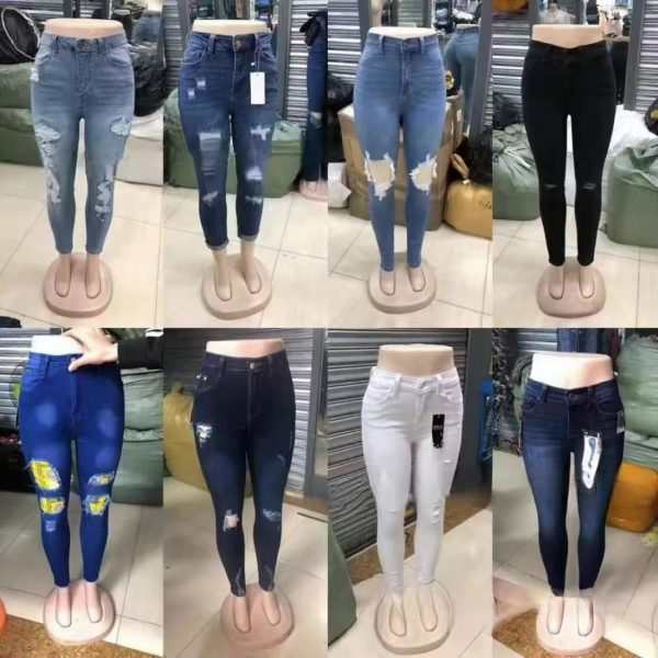 women’s jeans wholesale high-quality various styles suitable for 50-90 KG