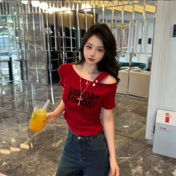 womens t shirts wholesale hot girl fashion tees bulk supplier china