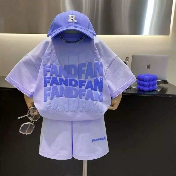 children’s summer set wholesale high-quality fabric various styles and colors