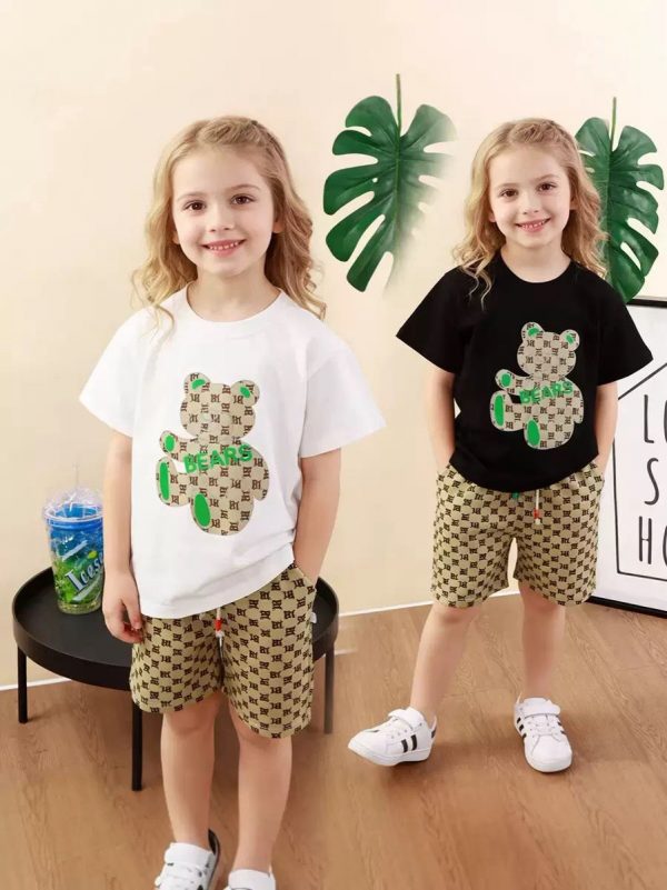 children’s summer set wholesale high-quality fabric various styles and colors