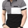 men’s polo t-shirt wholesale high-quality fabric M-5XL multiple patterns and colors
