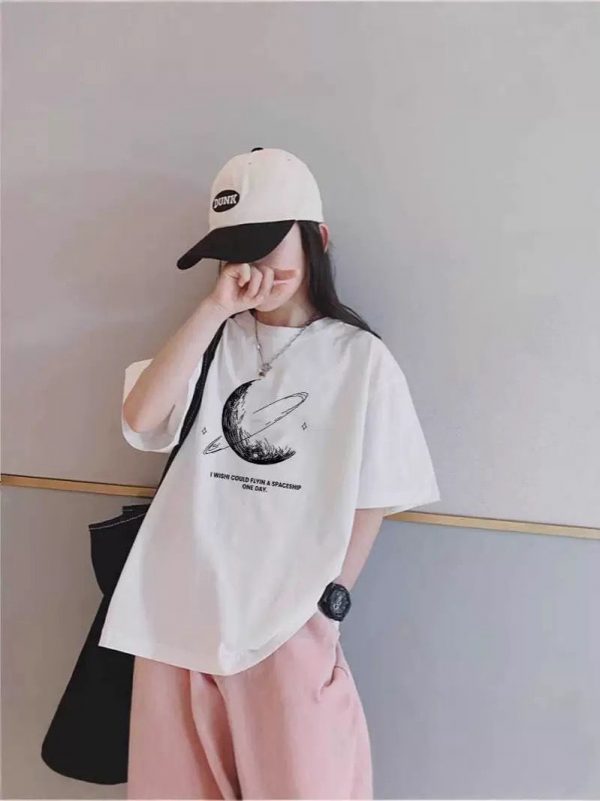 children’s t-shirts wholesale sizes 100-150, various styles and colors, high-quality fabric