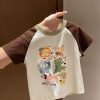 children’s t-shirts wholesale sizes 100-150, many colors and styles, high-quality fabric