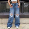 women’s jeans wholesale denim pants bulk supplier guangzhou china 50-90kg