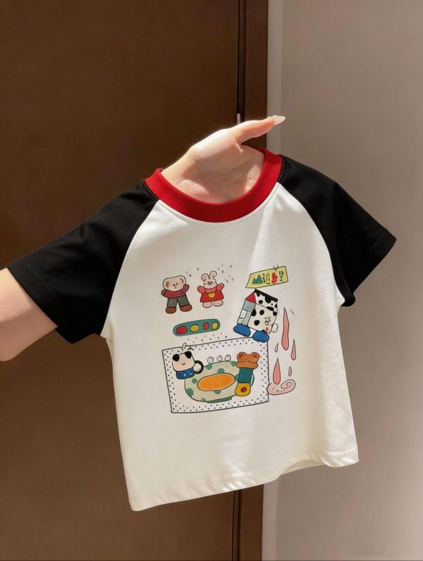 children’s t-shirts wholesale sizes 100-150, many colors and styles, high-quality fabric