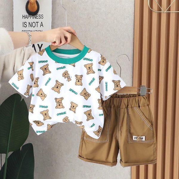 Children’s summer set, wholesale, ages 3-12, multiple trendy styles, bright colors, best-selling