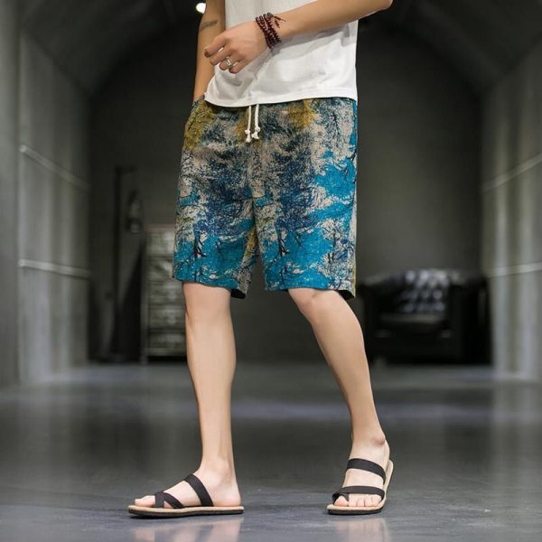 men’s beach pants wholesale quick-drying casual loose fit various patterns