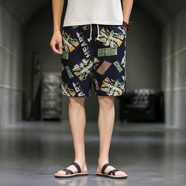men’s beach pants wholesale quick-drying casual loose fit various patterns