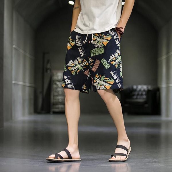 men’s beach pants wholesale quick-drying casual loose fit various patterns