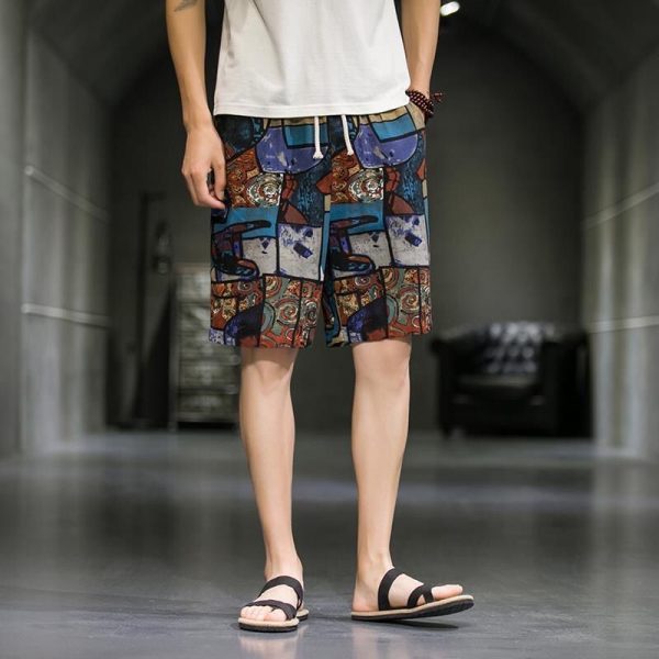 men’s beach pants wholesale quick-drying casual loose fit various patterns