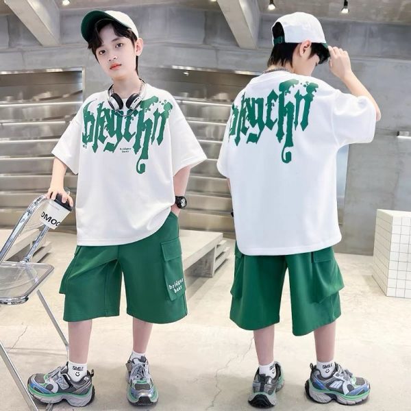 children’s summer set wholesale stylish comfortable sets for 3-15 years global shipping