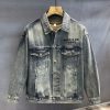 men’s denim shirts wholesale washed cotton sizes M-4XL various styles