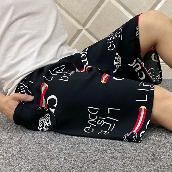 Wholesale men’s beach shorts, thin summer style, loose fit, quick-drying, multiple patterns, global shipping