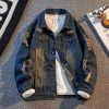 men’s denim shirts wholesale washed cotton sizes M-4XL various styles