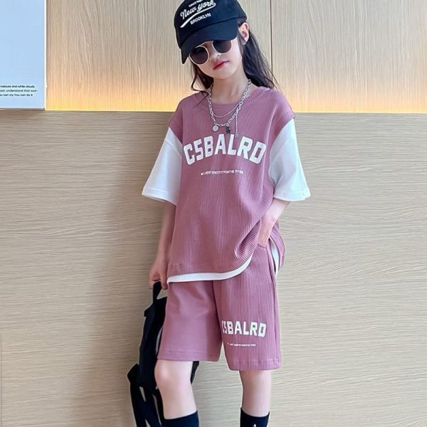 children’s summer set wholesale vibrant colors stylish designs ages 3-15