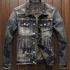 men’s denim shirts wholesale washed cotton sizes M-4XL various styles