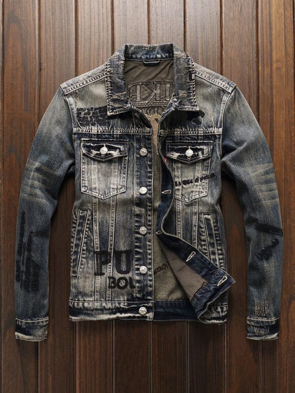 men’s denim shirts wholesale washed cotton sizes M-4XL various styles