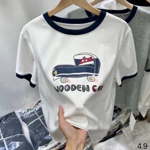 Wholesale women’s T-shirts, all sizes, casual and trendy, multiple flower patterns and colors, comfortable, global shipping