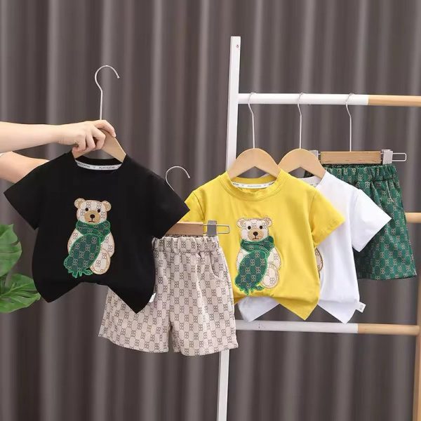 children’s summer set wholesale stylish sets vibrant colors for ages 3-12