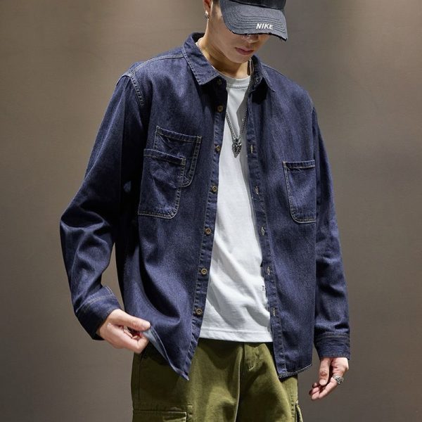 men’s denim jackets wholesale 50-100KG various styles high-quality fabric