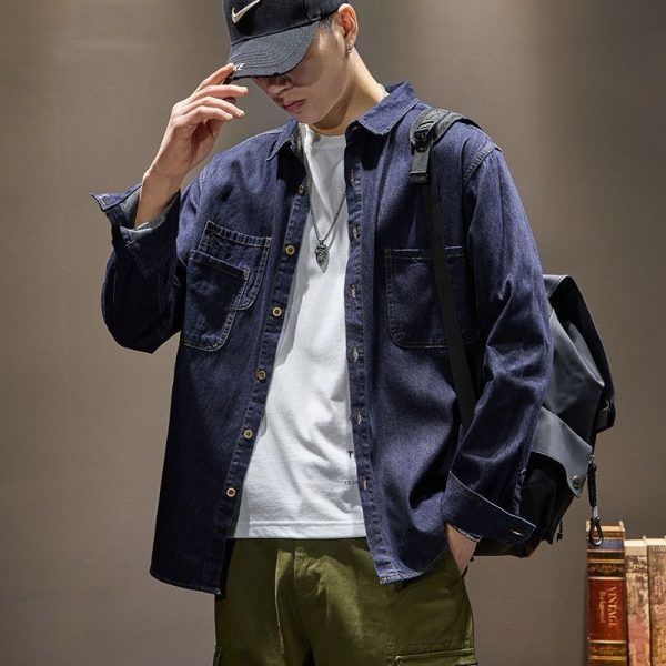 men’s denim jackets wholesale 50-100KG various styles high-quality fabric