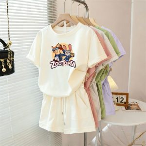 children’s summer set wholesale vibrant colors stylish sets for ages 3-12