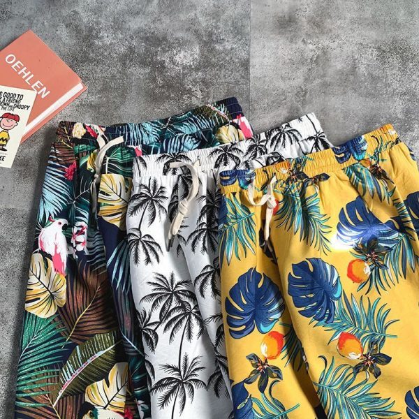 men’s beach pants wholesale quick-drying casual loose fit various patterns