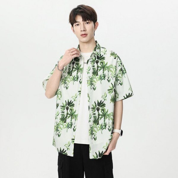 men’s floral shirt wholesale various sizes floral patterns good quality
