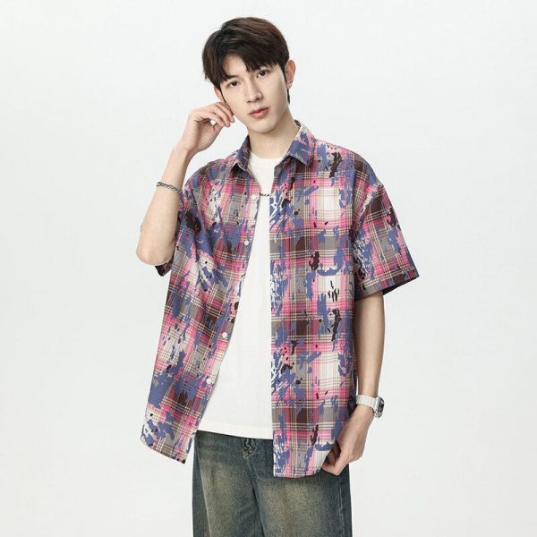 Wholesale men’s floral shirts, multiple sizes, high-quality fabric, trendy floral patterns, global shipping
