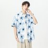 Wholesale men’s floral shirts, multiple sizes, high-quality fabric, trendy floral patterns, global shipping
