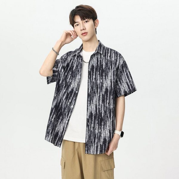 Wholesale men’s floral shirts, multiple sizes, high-quality fabric, trendy floral patterns, global shipping