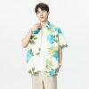 Wholesale men’s floral shirts, multiple sizes, high-quality fabric, trendy floral patterns, global shipping