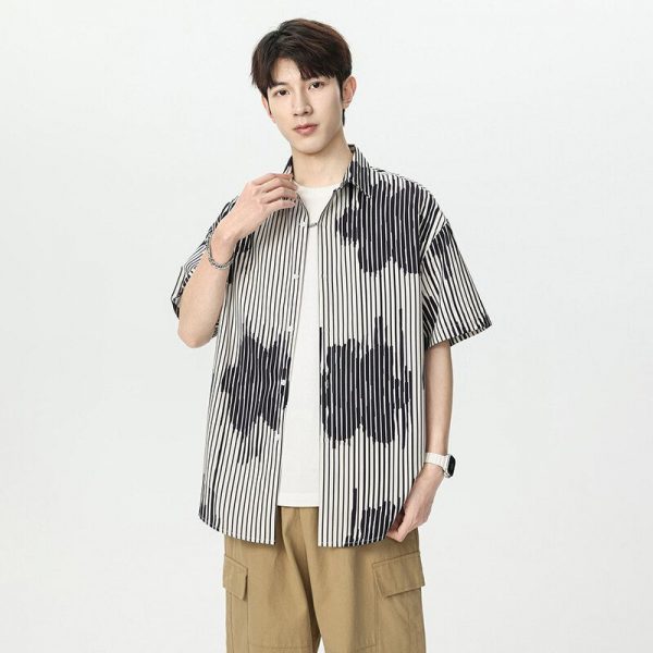 Wholesale men’s floral shirts, multiple sizes, high-quality fabric, trendy floral patterns, global shipping