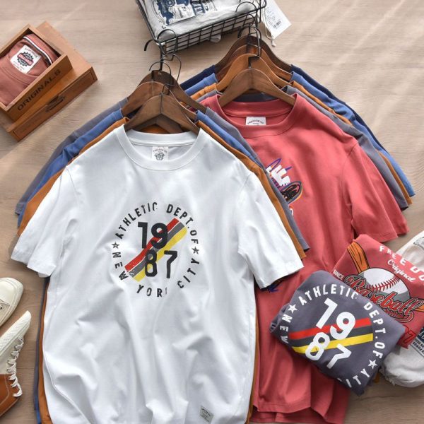 men’s high-quality T-shirt wholesale M-2XL comfortable fabric global shipping