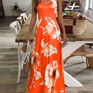 women’s long dresses wholesale S-5XL stylish high-quality fabric