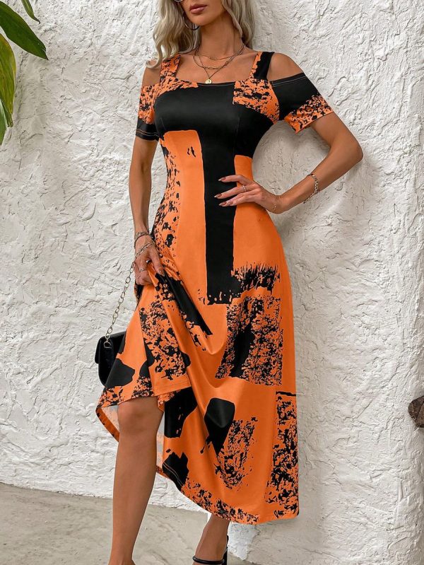 women’s long dresses wholesale S-5XL stylish high-quality fabric